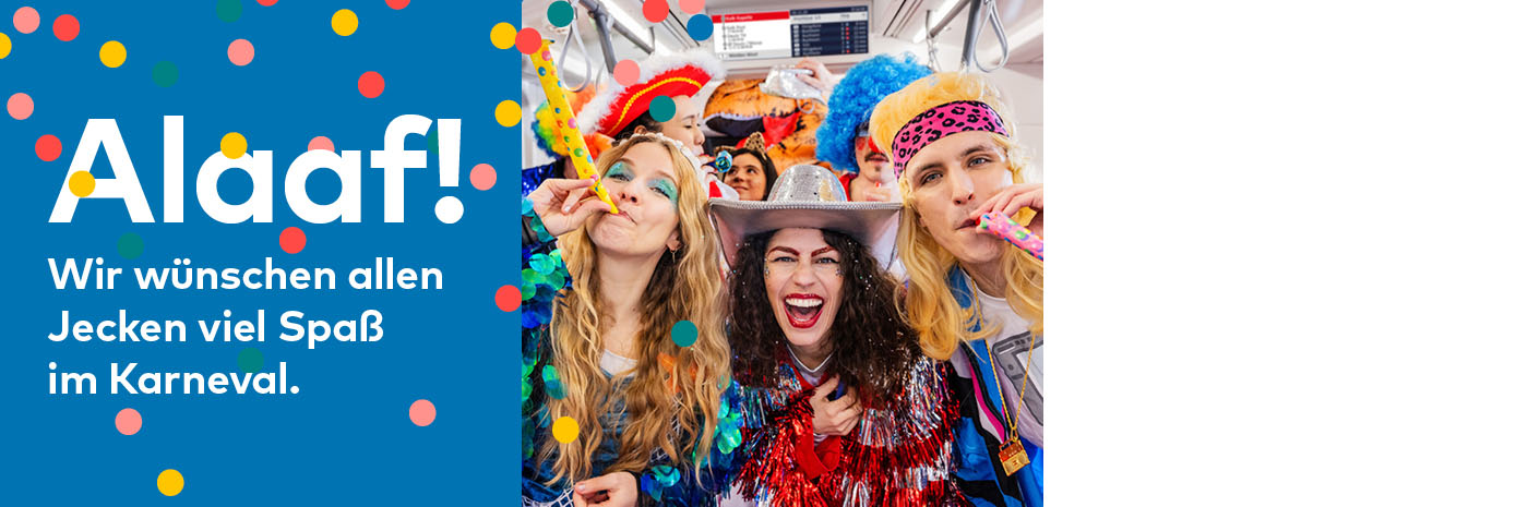 Image 1 out of the series Cologne Carneval
campaign for KVB