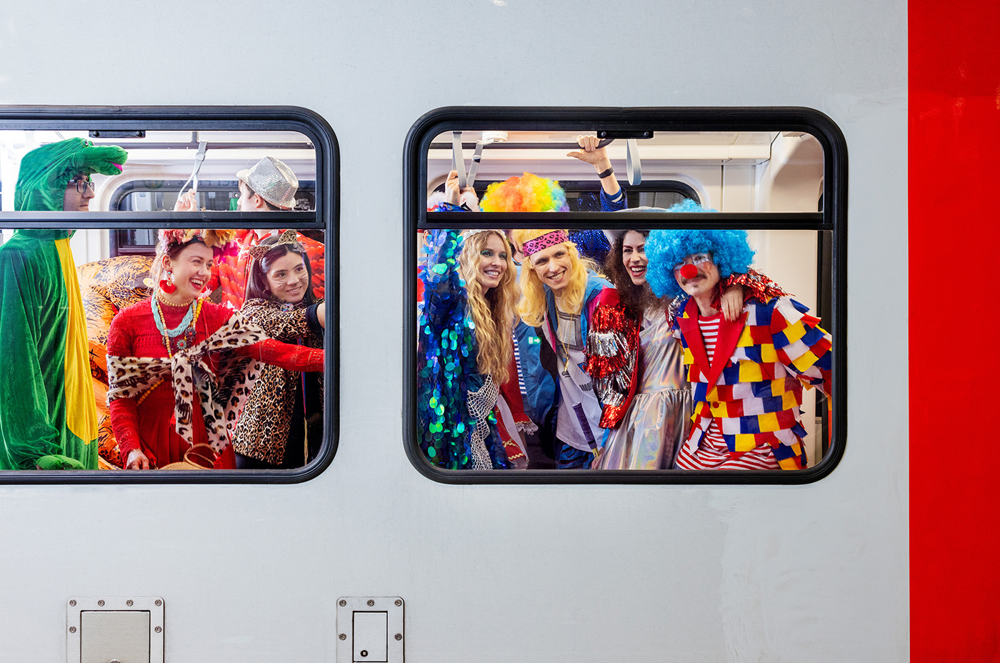 Image 7 out of the series Cologne Carneval
campaign for KVB