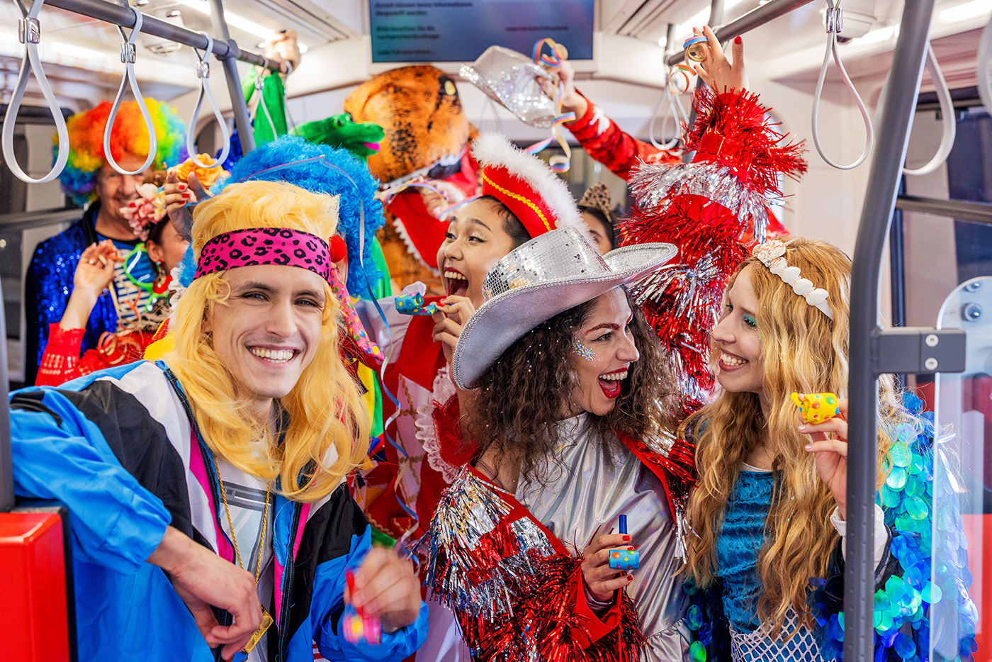 Image 8 out of the series Cologne Carneval
campaign for KVB