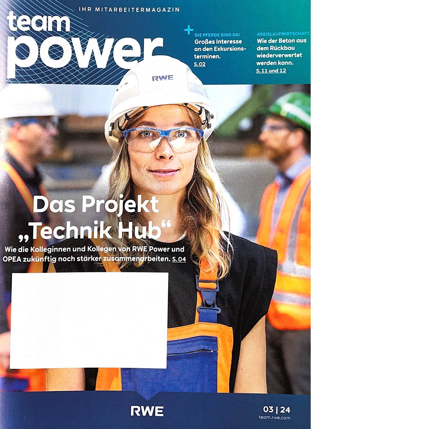 Image 1 out of the series RWE Team Power magazine
Project "Technik Hub"
